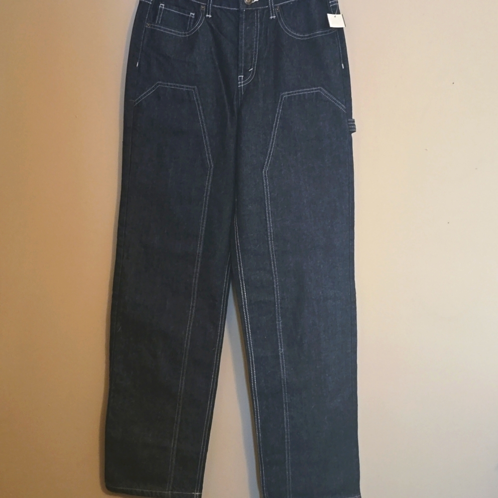 New Wild Fable EasyRigid Women's size 6 dark wash carpenter high‎ rise jeans